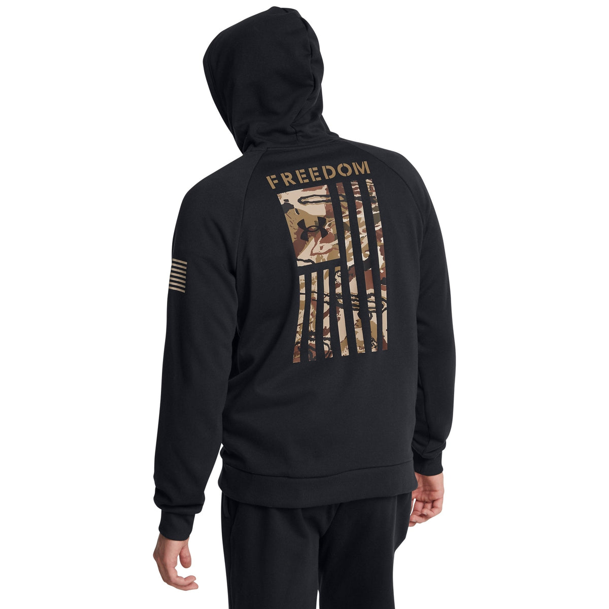 Under Armour Men's Freedom Flag Hoodie - Black