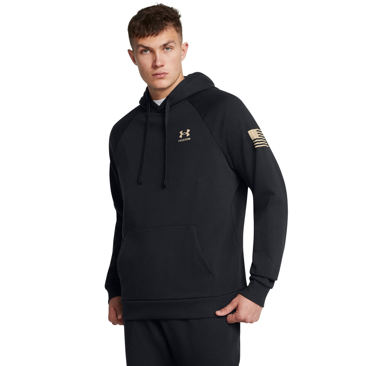 Under Armour Men's Freedom Flag Hoodie - Black
