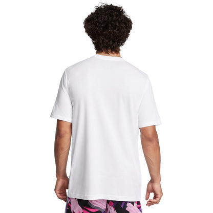 Under Armour Men's Logo Trend Maglia Basketball T-Shirt - White