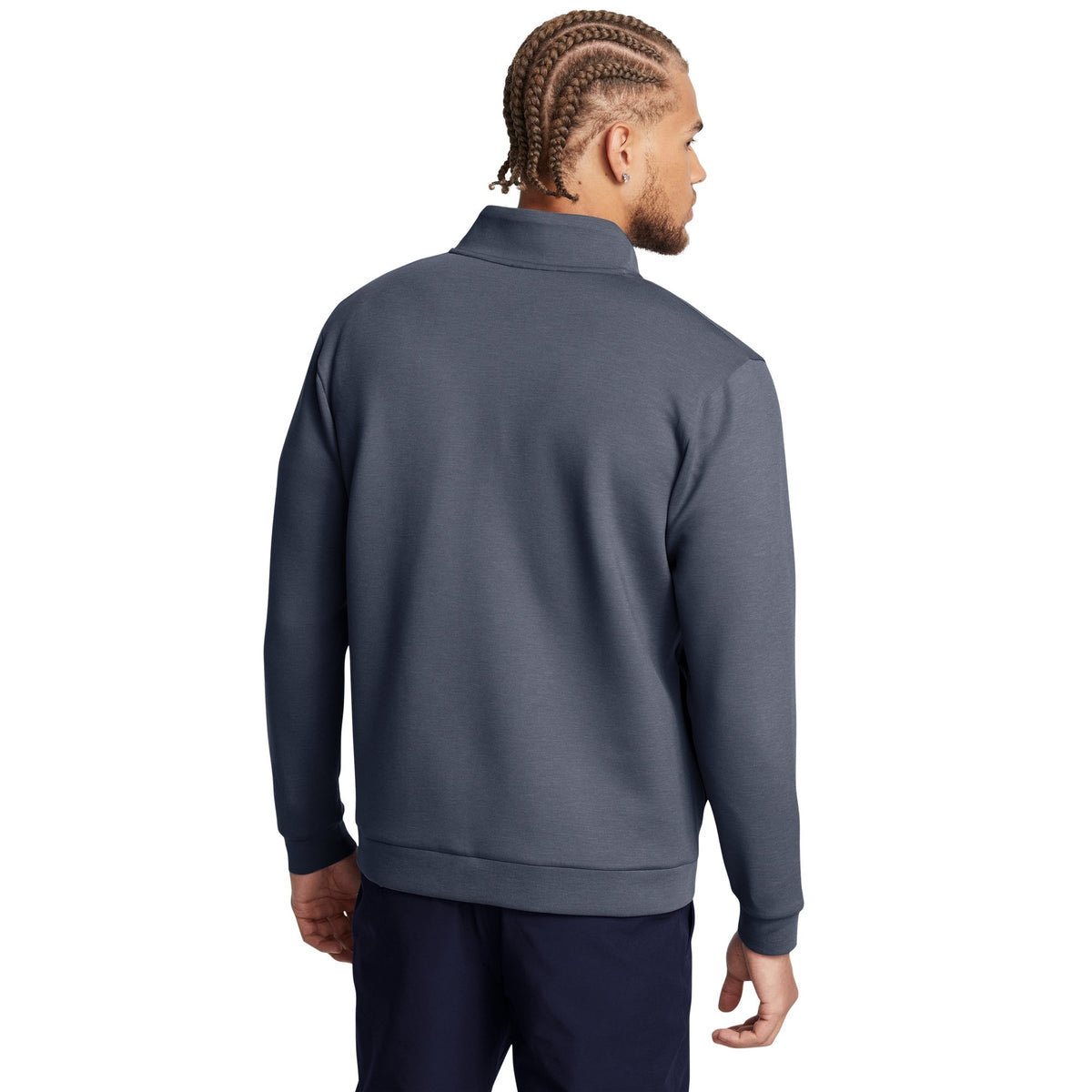 Under Armour Men's Drive Midlayer Pullover - Downpour Gray/Black