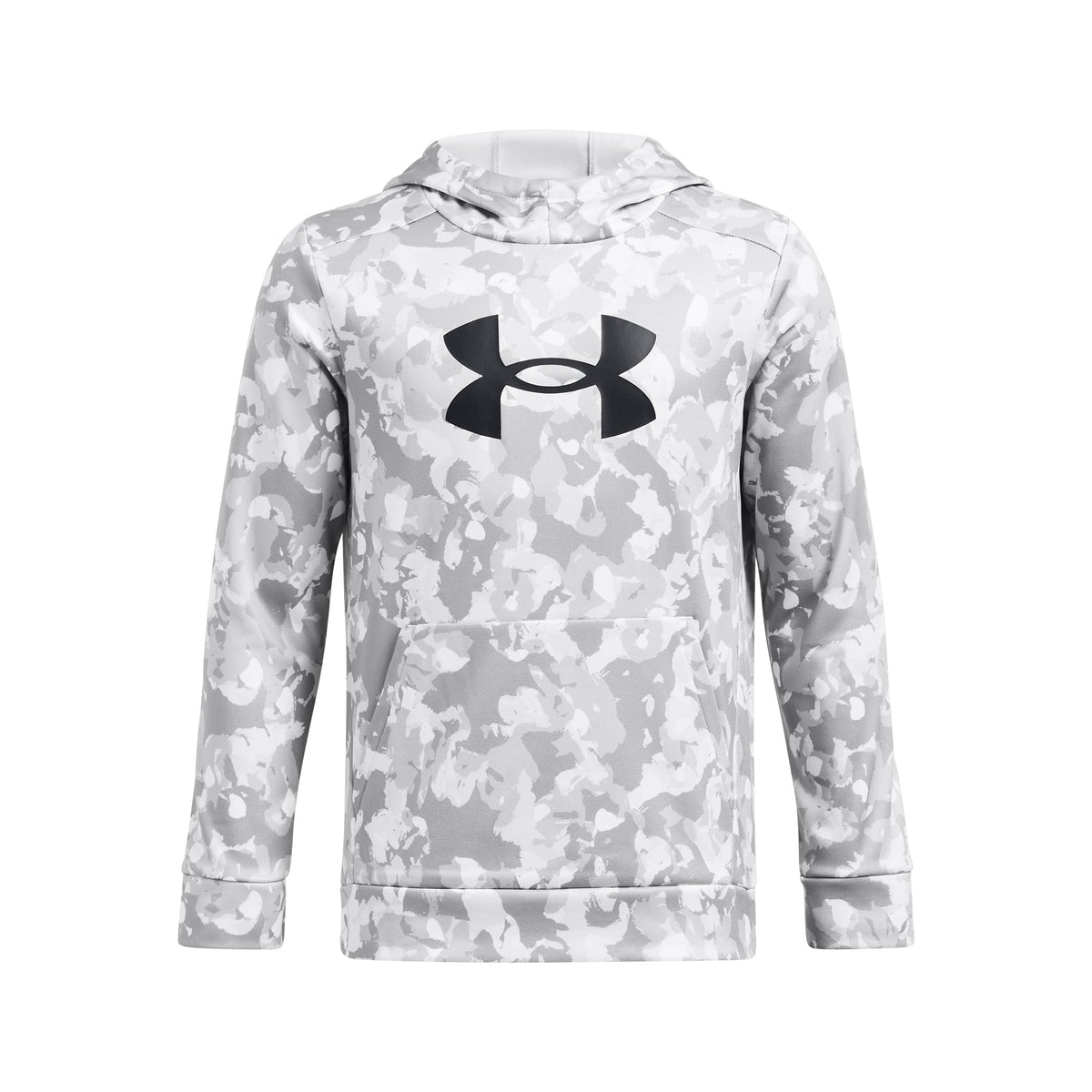 Under Armour Youth Boys' Armour Fleece Big Logo Hoodie - Gray/Black