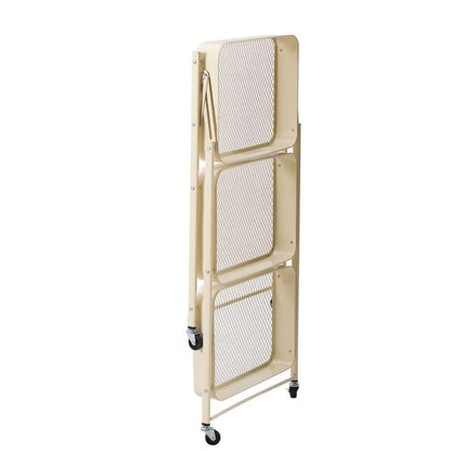 3-Tier Rolling Metal Storage Organizer Mobile Utility Cart