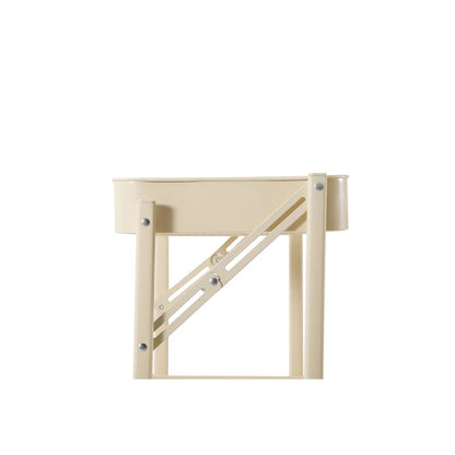3-Tier Rolling Metal Storage Organizer Mobile Utility Cart