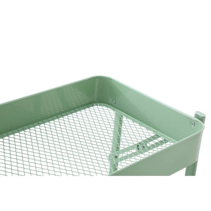 3-Tier Rolling Metal Storage Organizer Mobile Utility Cart