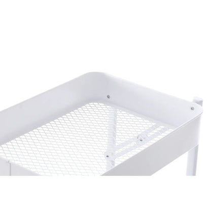3-Tier Rolling Metal Storage Organizer Mobile Utility Cart