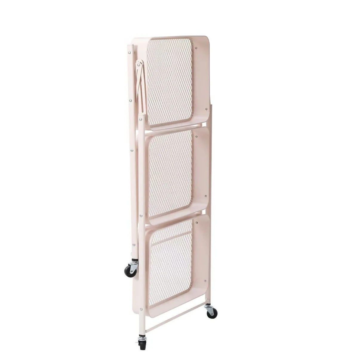 3-Tier Rolling Metal Storage Organizer Mobile Utility Cart