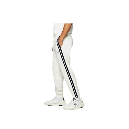 Sergio Tacchini Damarindo Velour Men's Track Pants — Gardenia