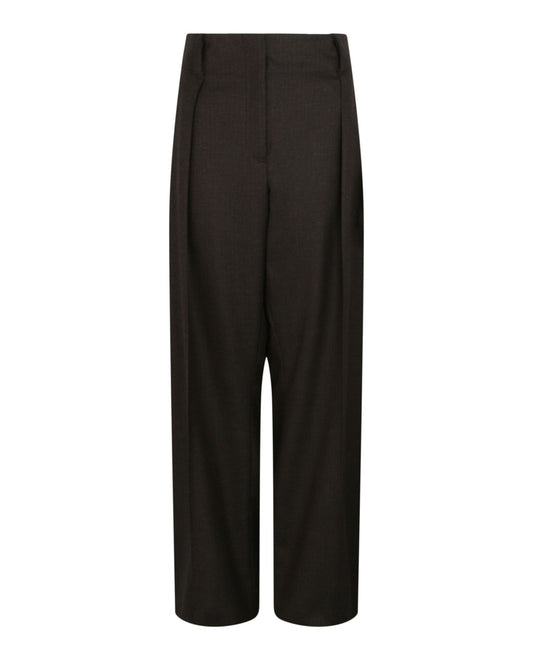 Ferragamo High-Waisted Wool Pants