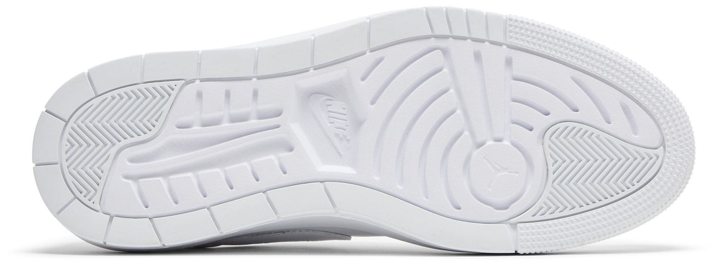 Air Jordan Women's Retro 1 Elevate Low 'Triple White' Sneakers