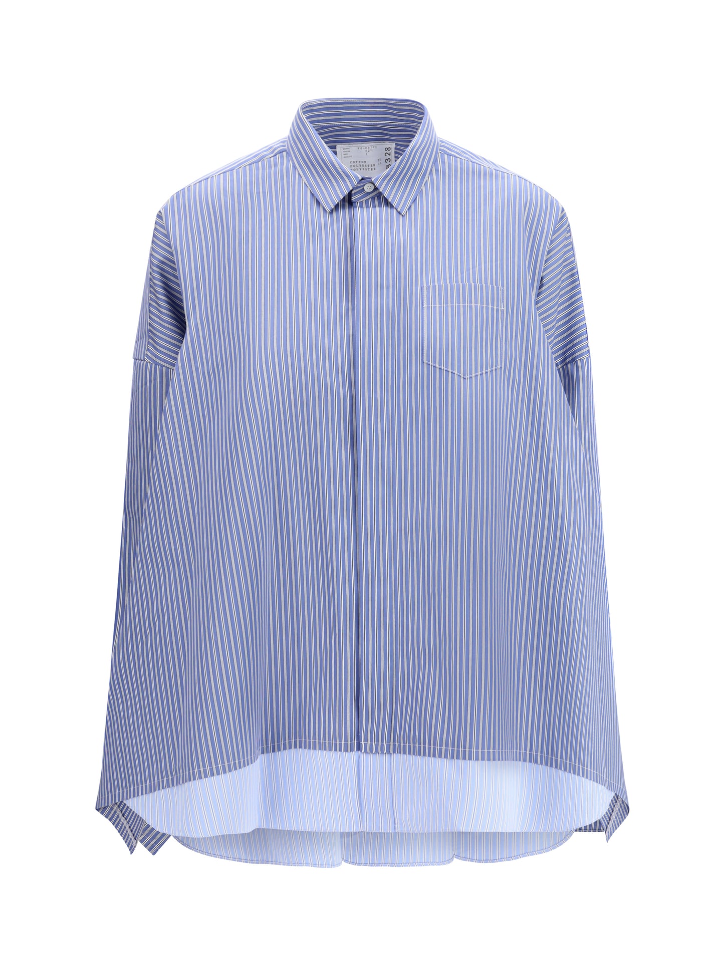 Shirt Poplin Blue Stripe