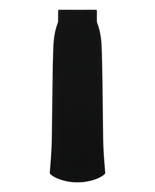 Ferragamo Wool Blend Maxi Skirt