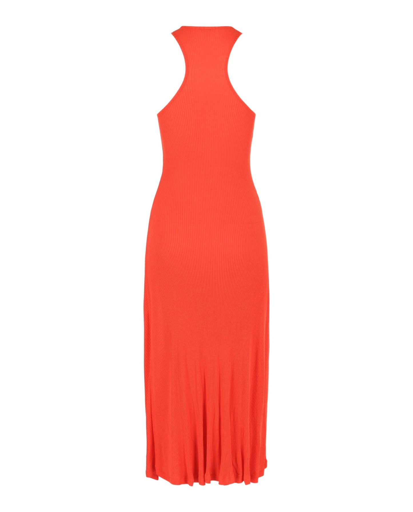 Ferragamo Sleeveless Ribbed Maxi Dress