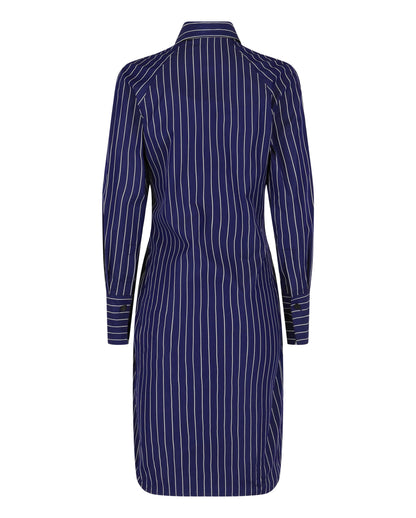 Ferragamo Pinstriped Shirt Dress