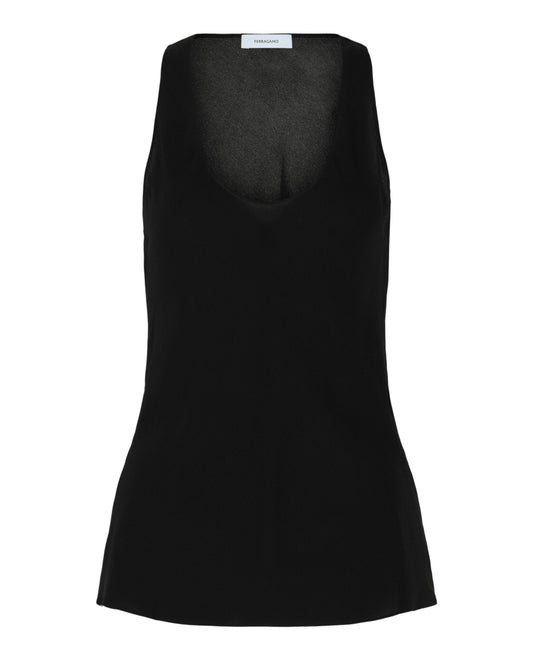 Ferragamo Silk Tank Top