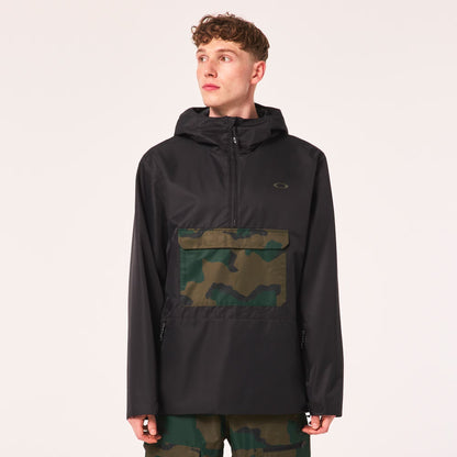 Oakley Men's Divisional RC Shell Anorak - Blackout