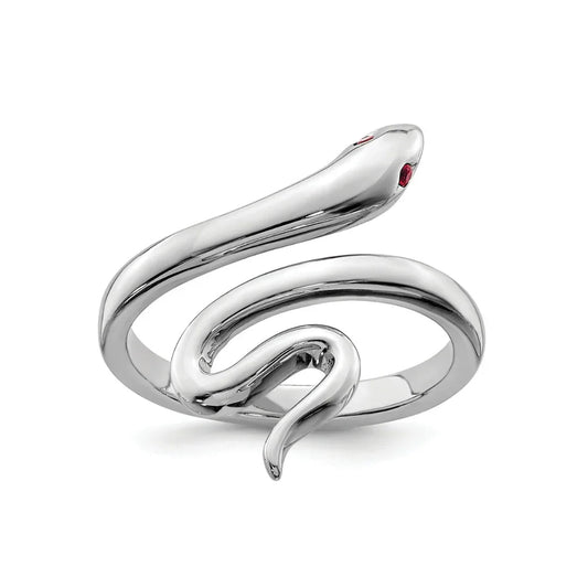 Silver Snake Toe Ring