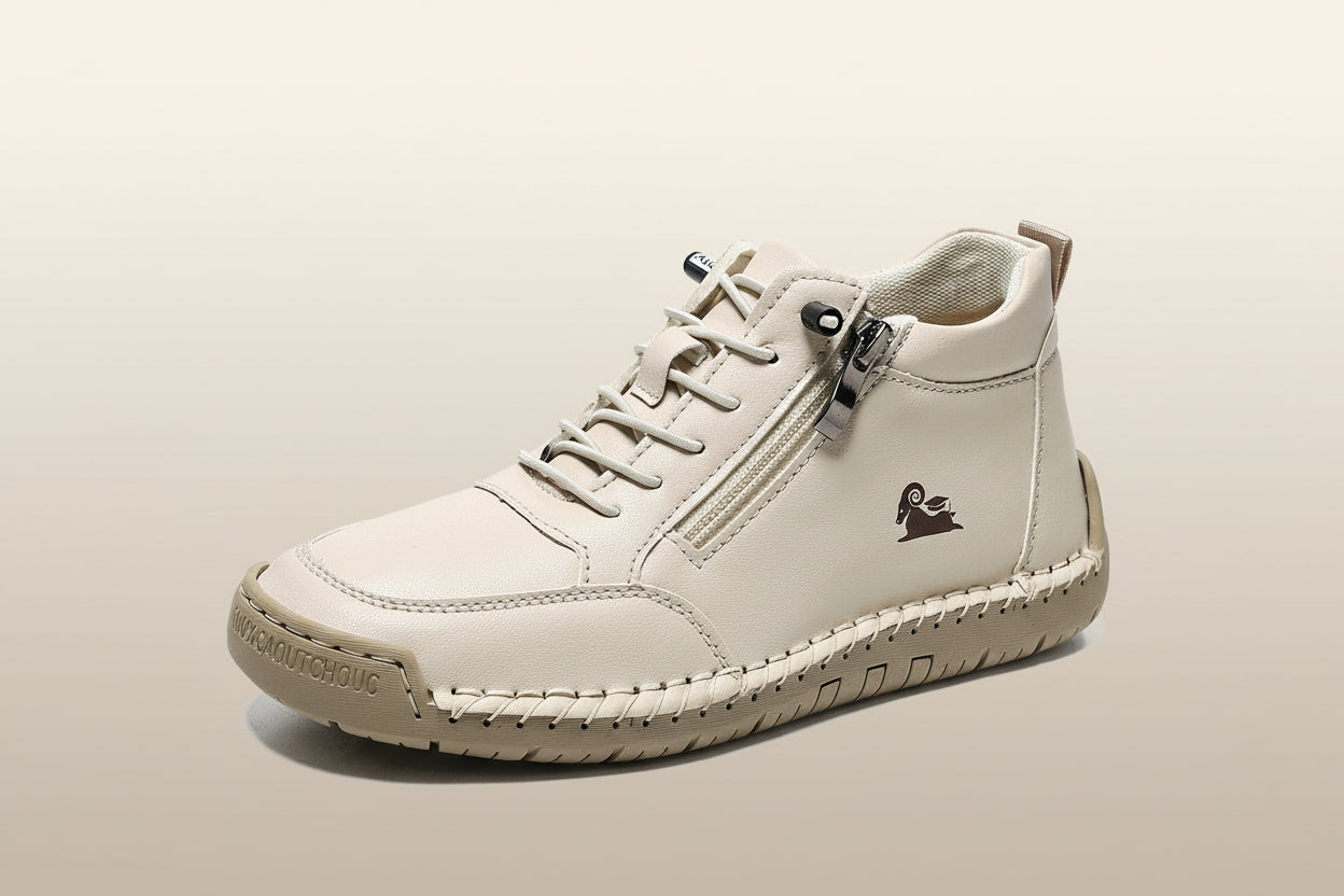 Women’s Hand Stitched Soft Sole Flat Casual Shoes