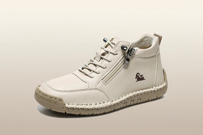 Women’s Hand Stitched Soft Sole Flat Casual Shoes