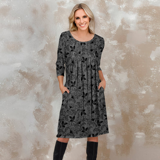 Grey and Black-