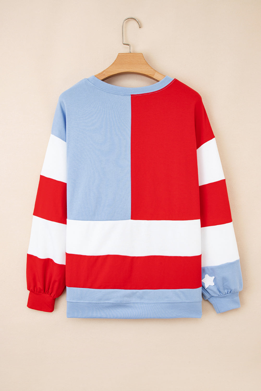 Threaded Pear Simone Flag Vintage Oversized Pullover