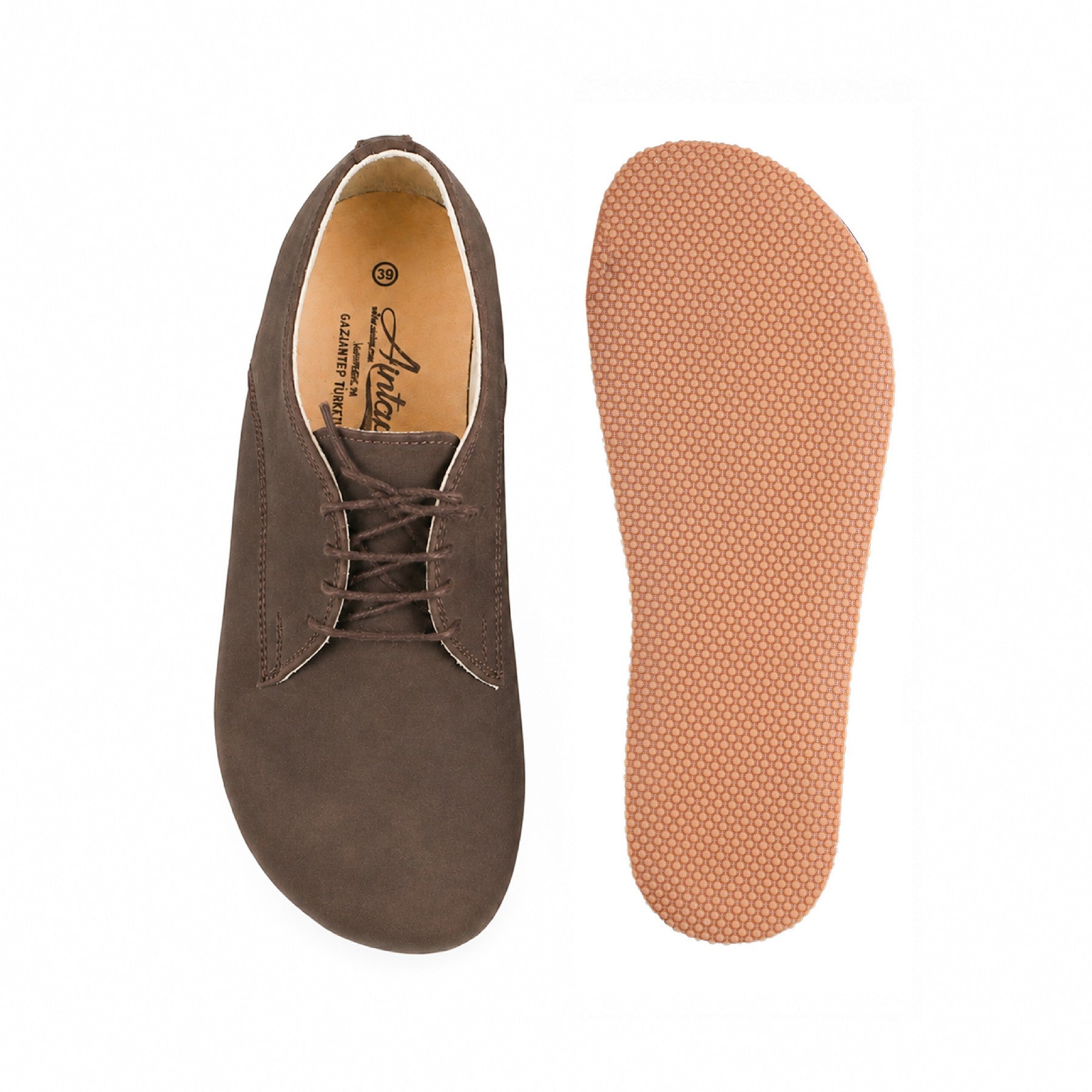 Dark brown-