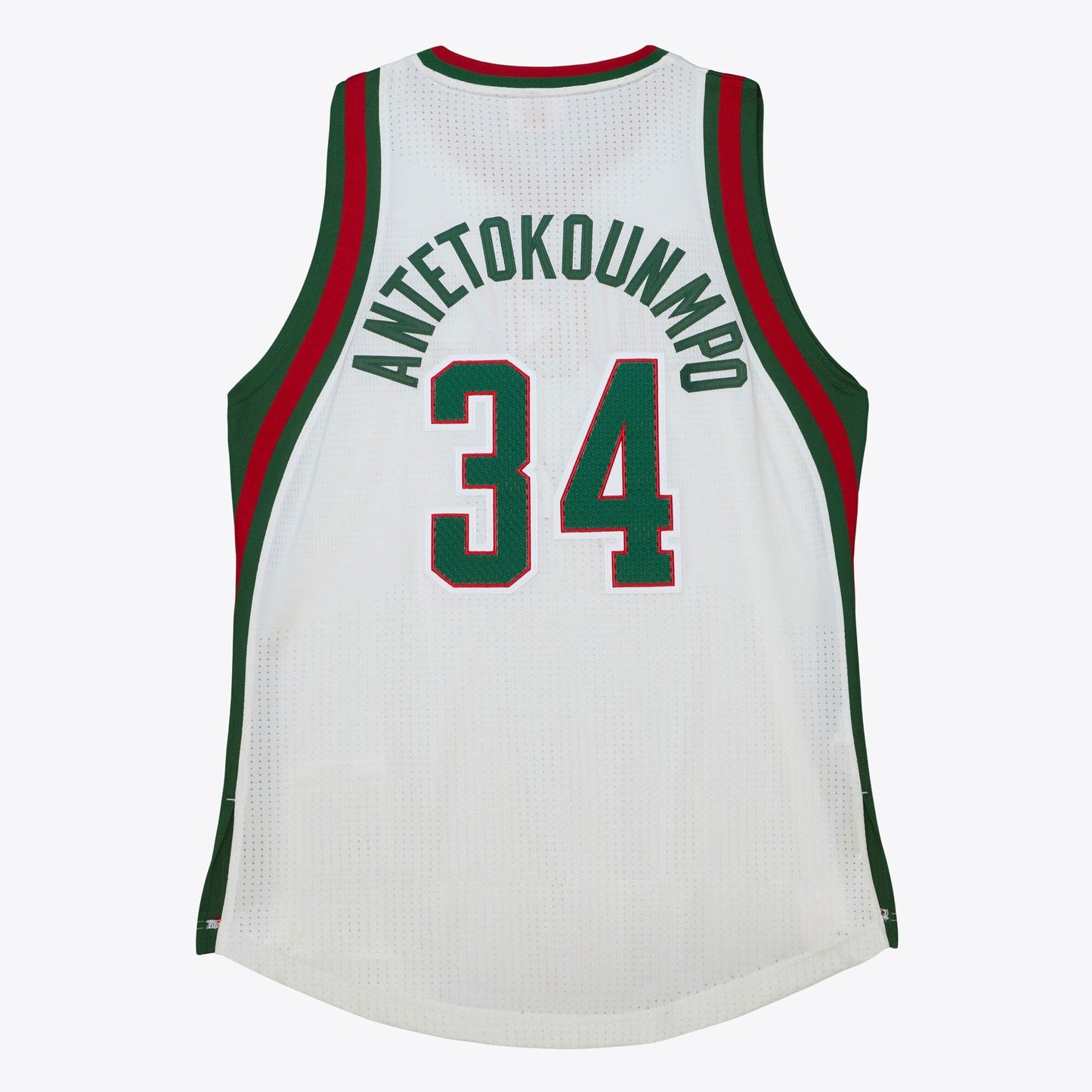 Men's Mitchell & Ness NBA Home Jersey Bucks 2013 Giannis Antetokounmpo
