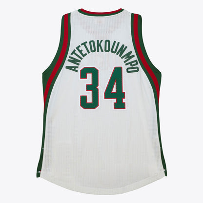 Mitchell & Ness Men's NBA Home Jersey Bucks 2013 Giannis Antetokounmpo Jerseys