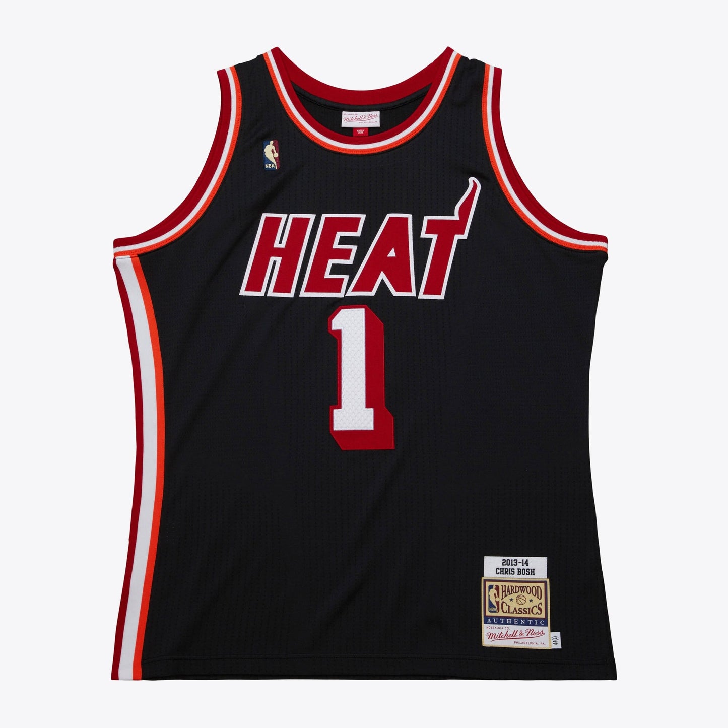 Mitchell & Ness Men's NBA Dark Hwc Jersey Heat 2013 Chris Bosh