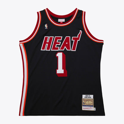 Mitchell & Ness Men's NBA Dark Hwc Jersey Heat 2013 Chris Bosh