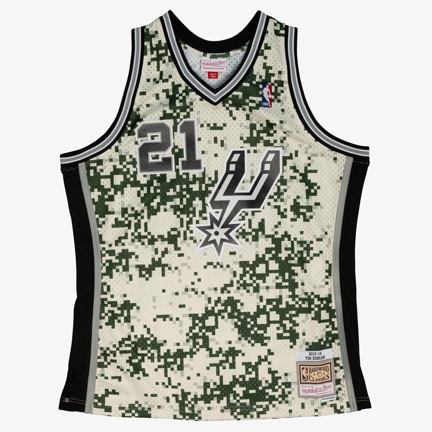 Mitchell & Ness Men's NBA Alternate Jersey Spurs 2013 Tim Duncan