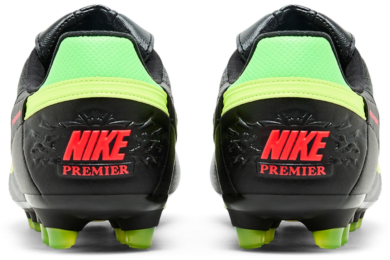 Nike Men's Premier 3 Low Fg 'Black Green Strike' Shoes