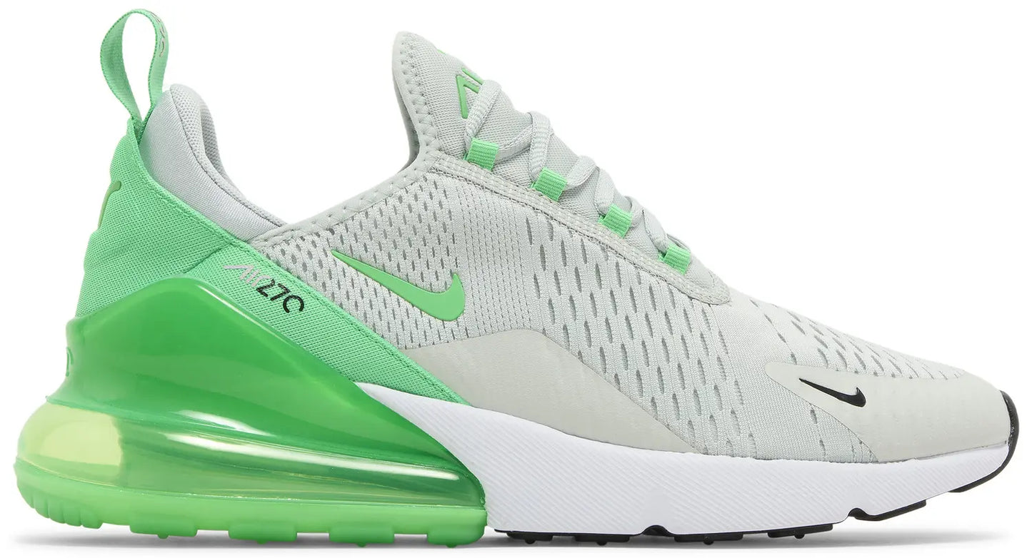 Light Silver/Black/White/Green Shock-