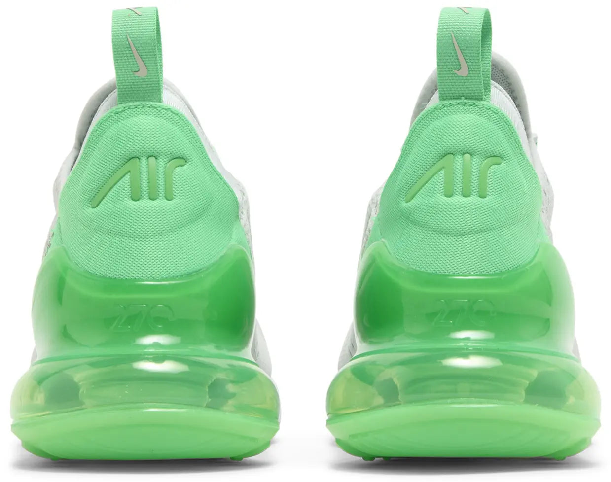 Light Silver/Black/White/Green Shock-