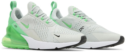 Nike Men's Air Max 270 'Light Silver Green Shock' Sneakers