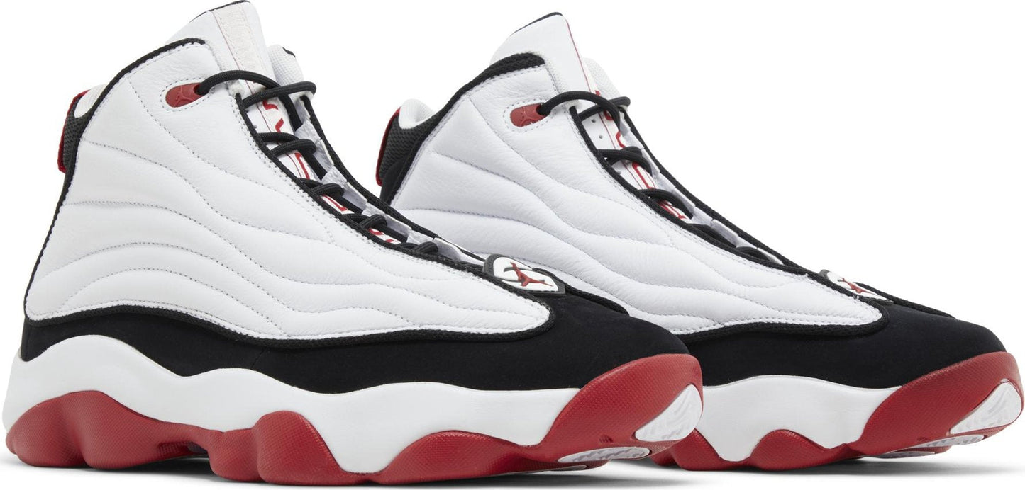 Air Jordan Men's Pro Strong 'White Black Gym Red' Sneakers
