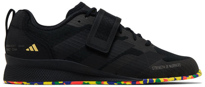 [if0534] Mens adidas Adipower 3 'core Black Gold Metallic'