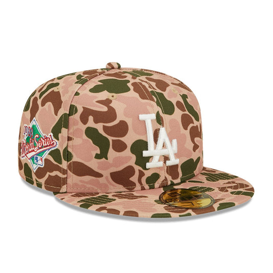 New Era Men's MLB La Dodgers 5950 Duck Camo Ws88 Fitted Hats