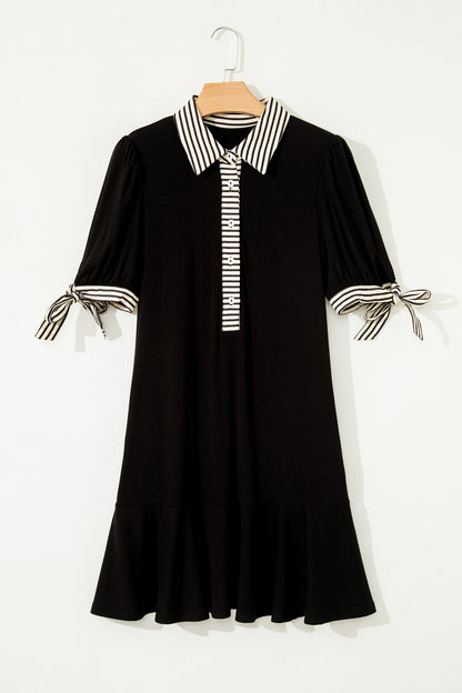 Threaded Pear Mckenzie Sleeve Shift Mini Dress