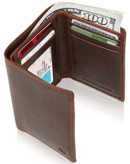 Leather Trifold Wallet