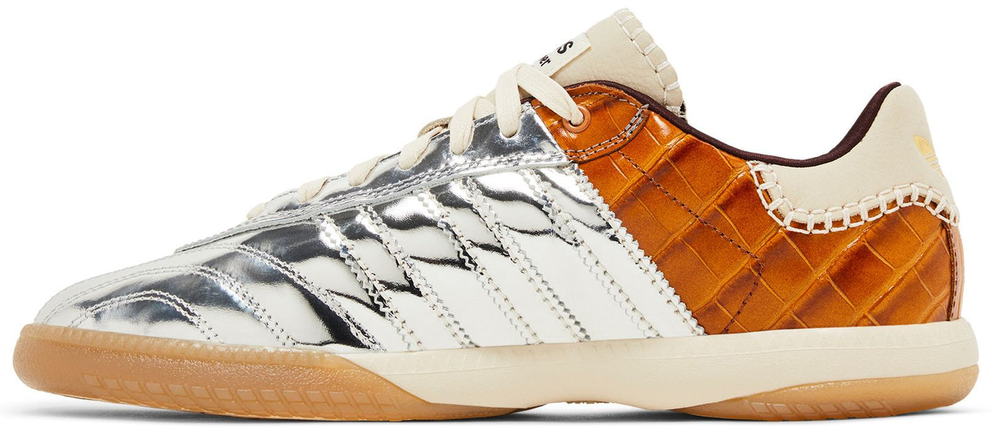 adidas Men's Wales Bonner X Samba Millennium 'Silver Metallic Easy Yellow' Sneakers