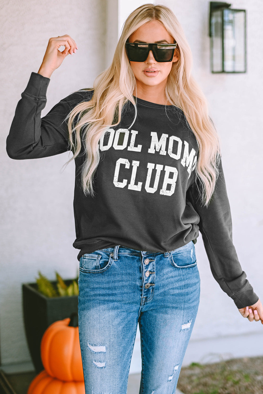 Threaded Pear Islaira Club Drop Shoulder Sweatshirt
