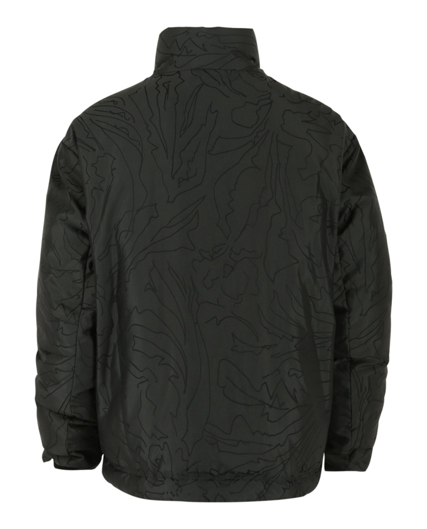 Ferragamo Abstract Print Quilted Jacket