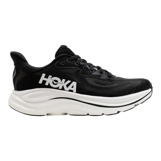 HOKA Clifton 10 Men Running Sneakers Black/White