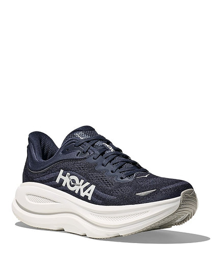 Hoka Men's Bondi 9 Running Shoes (Navy & White)