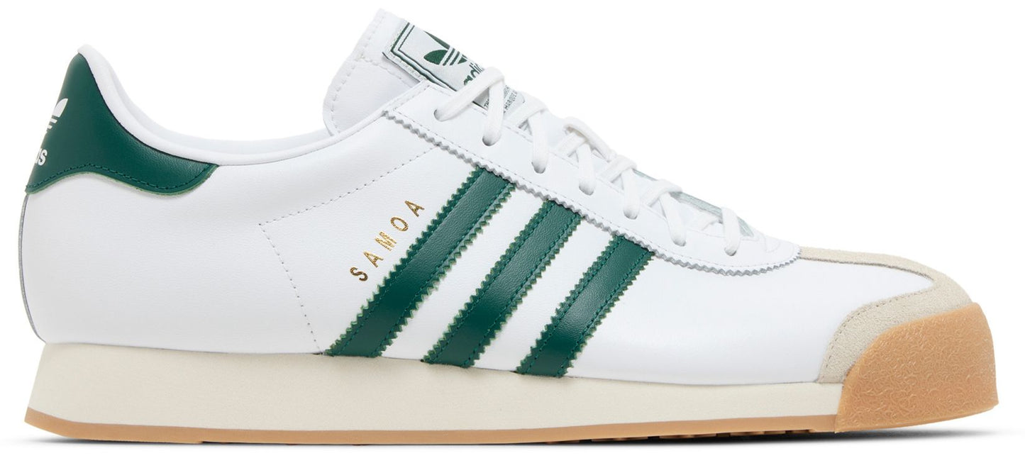 adidas Men's Samoa Sneakers - White/Green/Gold