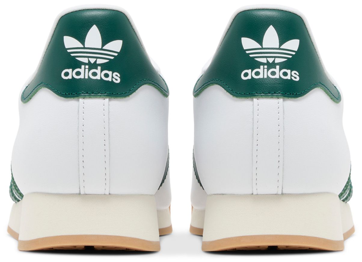 adidas Men's Samoa Sneakers - White/Green/Gold