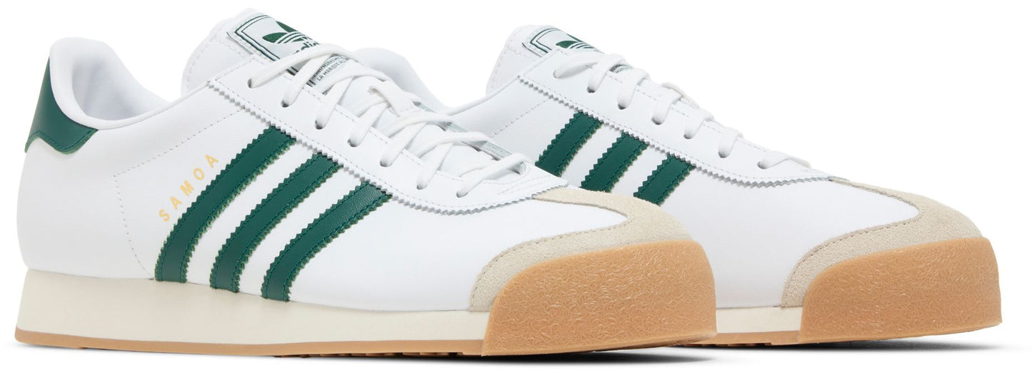 adidas Men's Samoa Sneakers - White/Green/Gold