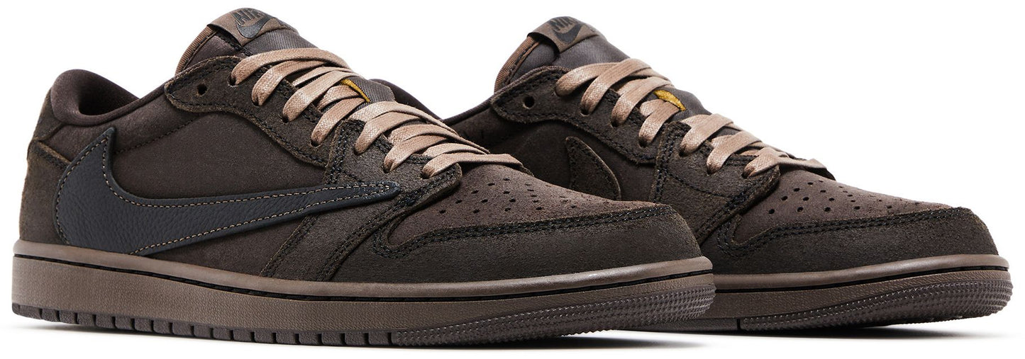Men's Air Jordan Retro 1 Low Og Sp 'Travis Scott Velvet Brown'