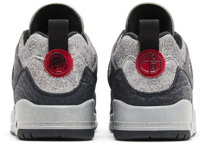 Air Jordan Men's Spizike Low 'Anthracite Gym Red' Sneakers