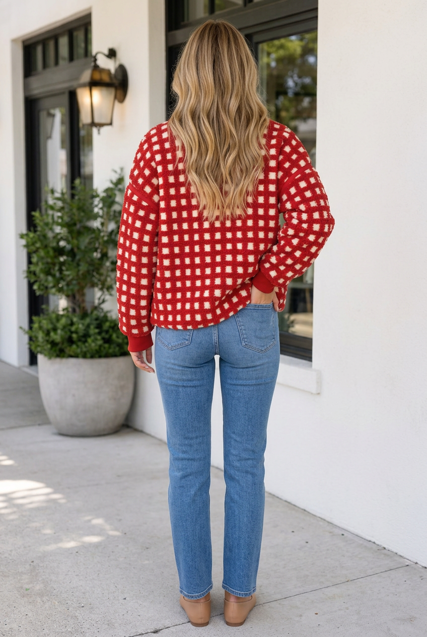 Threaded Pear Isabelle Up Long Sleeve Jacket